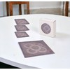 Rocking Gifts Panot Barcelona Decorative Ceramic Coasters, Set of 4,