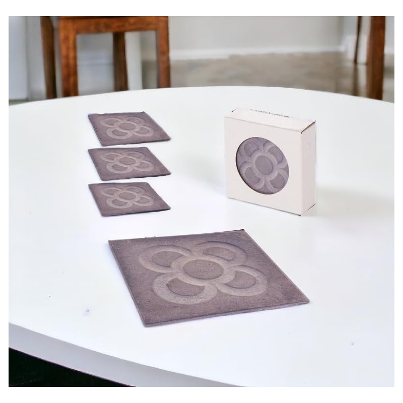 Rocking Gifts Panot Barcelona Decorative Ceramic Coasters, Set of 4,