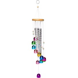 Kpbel Colorful Wind Chimes for Outside with 4 Aluminum Tubes Comes 11