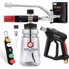 Ofloton Pressure Washer Foam Gun & Dual Connector Accessory, Short