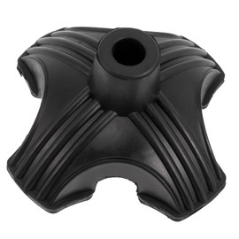 Beavorty Cane Tips Slip Prong Base Self Standing Rubber Tips for Walking Poles Durable Stable Foot Pad for Enhanced Balance Easy Installation No Tools Needed for Seniors Mobility Support