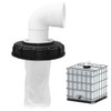 mizikuu 90° IBC Lid Filter, 163 mm Nylon Rainwater Filter,