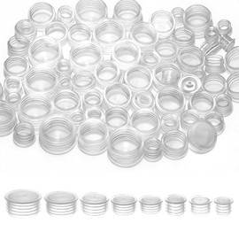 80Pcs 8 Sizes Salt and Pepper Stoppers Plugs, Reusable Salt and Pepper Plugs for Bottom, Salt and Pepper Shaker Plugs for Flower Pots,Bottles,Pipes etc, Easy Installation, 9/11/13/15/17/19/21/24 mm