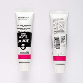 40ml Turner Acrylic Gouache Opera Red 24