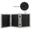 Frametory, 5x7 Triple Picture Frames Hinged 3 Photos Frame Collage,