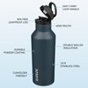 BJPKPK Insulated Water Bottle With Straw 17oz Stainless Steel Water