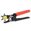 Leather Belt Hole Puncher Heavy Duty Plated Steel 6 Holes