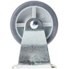 Metafranc fixed castor plate - TPR wheel - soft tread