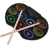 Electronic Drum Pad Portable Colored Hand Rolled Adult Beginner Percussion