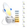 Ensenior 6 Pack 6 Inch Ultra-Thin LED Recessed Light with