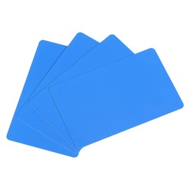 sourcing map Pack of 50 Blank PVC Cards for ID ID Card Printer Graphic Plastic 15mil Blue