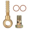 Turbocharger Water Coolant Banjo Fitting Bolt Set M14x1.5 to 3/8in