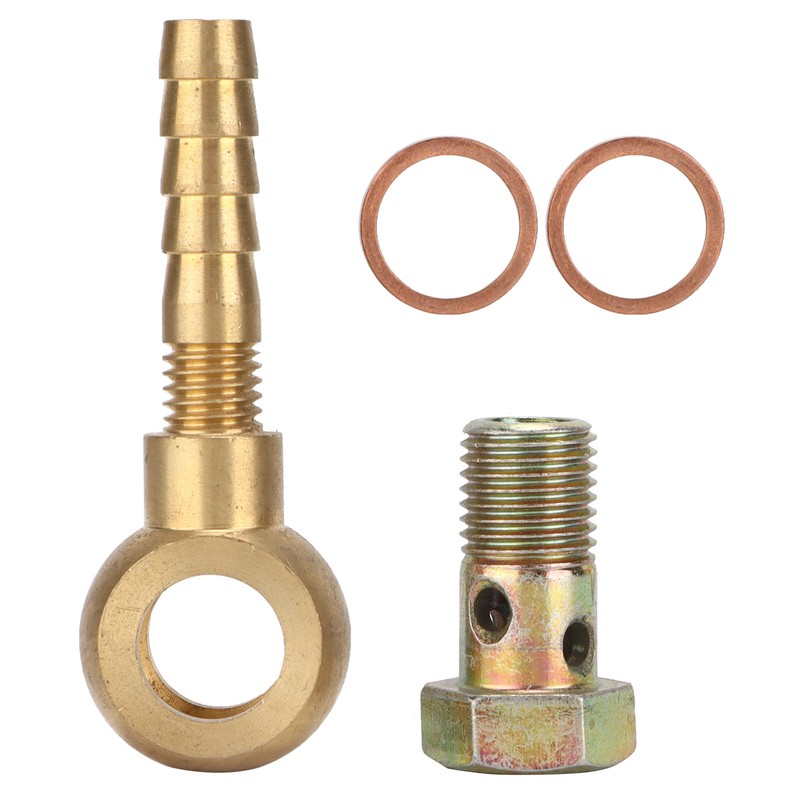 Turbocharger Water Coolant Banjo Fitting Bolt Set M14x1.5 to 3/8in