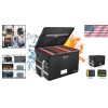 Portable 15.55" Fireproof Document Box with Zipper - Elegant Safety