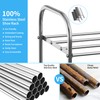 Botion 3 Tier Expandable Shoe Rack for Closet, Stainless Steel
