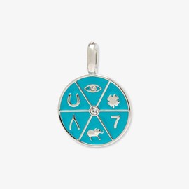Pura Vida Harper Icons of Luck Charm - Color: Silver
