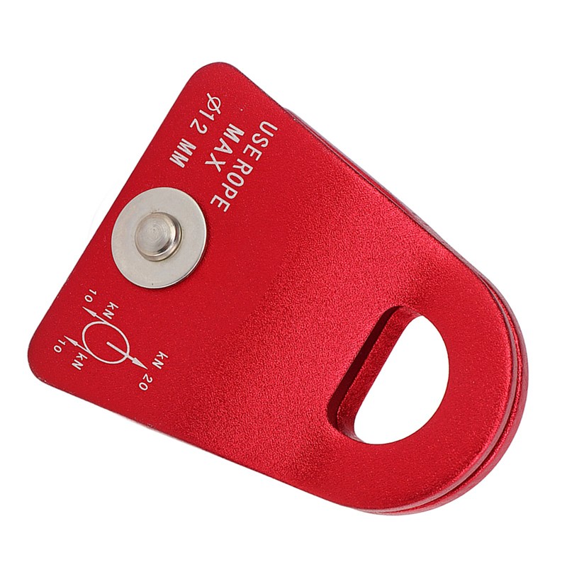 20KN Climbing Pulley Aluminum Mg Alloy Downhill Side Plate Single