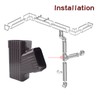 Downspout Y Connector Downspout Gutter for Y Connector 2x3Inch Downspout