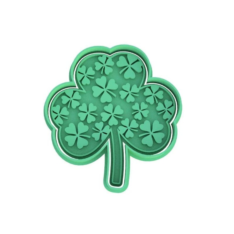 Shamrock Clover Cookie Cutter & Stamp