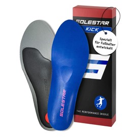 Solestar Kick Insoles Football Boots Size 45/46 - Unisex Shoe Insoles for Eliminating Discomfort and Increasing Performance - Maximum Comfort