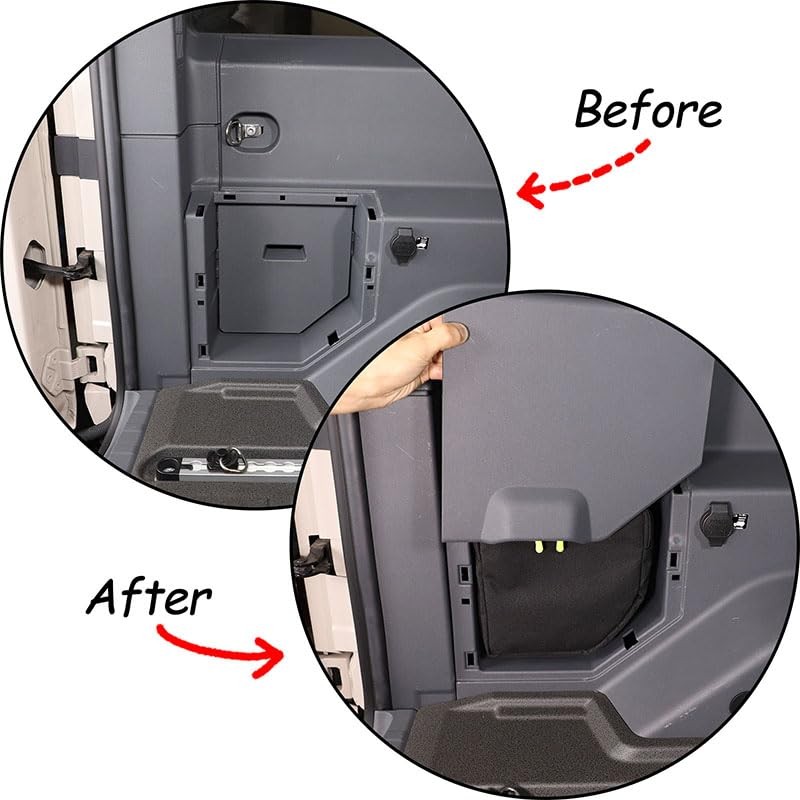 PIUGILH Boot Side Pocket for INEOS Grenadier 2020-2024, Hidden Storage