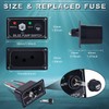 Greluma 1 Piece 3 Way Bilge Pump Switch Panel (Manual