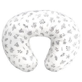 LAT Nursing Pillow and Positioner,Best for Mom Breastfeeding Pillow,100% Cotton Soft Fits Snug On Infant (Plant)