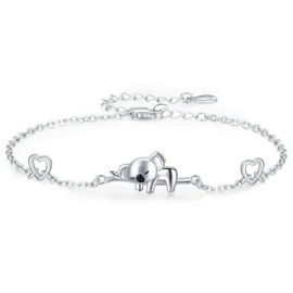 Midir&Etain Koala Bracelet 925 Sterling Silver Koala Bear Bracelet Cute Animal Jewellery Koala Gifts for Women Girls Girlfriend
