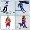 WanFengXue Ski Bungee Fixed Ski Plate Clip Red 14*7*1cm Size