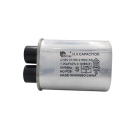 0CZZW1H004B CQC Universal Household Microwave High Voltage Capacitor 1.00uf ch85 21100 2100V AC H.V.CAPACITOR 10/85/21 50/60Hz NO PCB (3/16 Pin)