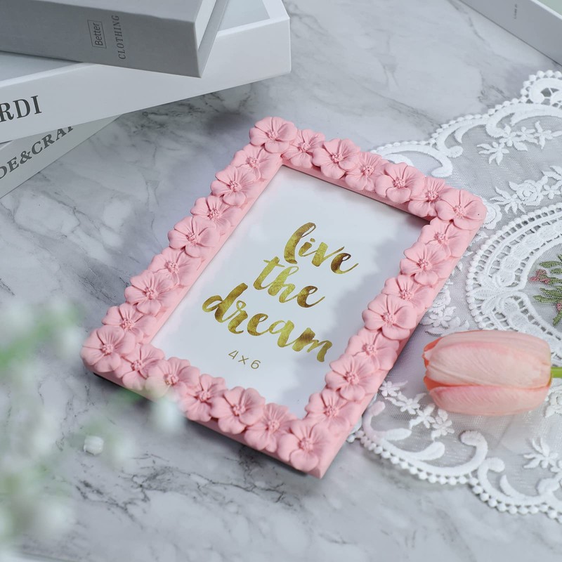 WAIT FLY 4 X 6 Inches Beautiful Pink Flower Shape