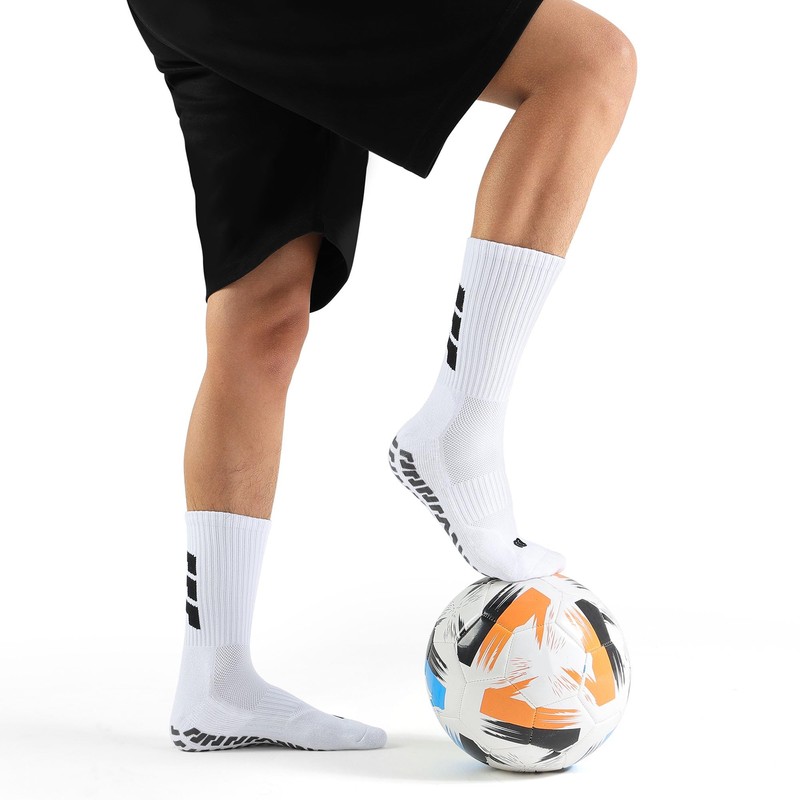 Closemate Grip Soccer Socks for Men Cushion Anti Slip Athletic