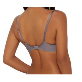 Gossard Women's Superboost Lace Padded Plunge Bra, 7711, Platinum, 42D