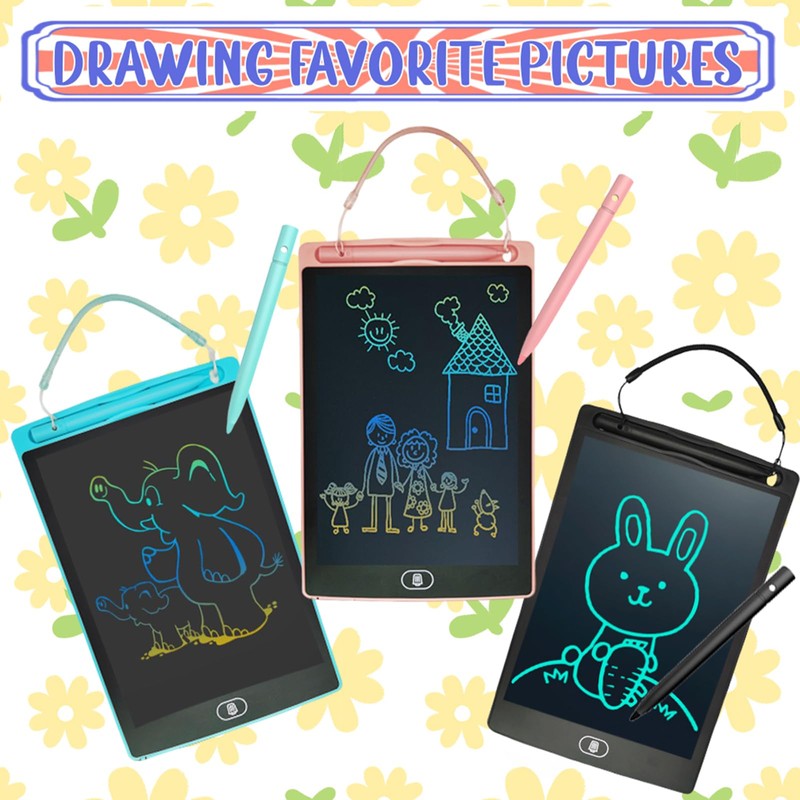 DOFFICE 4.5 Inch Colorful Replacement Pens for Doodle Board, LCD