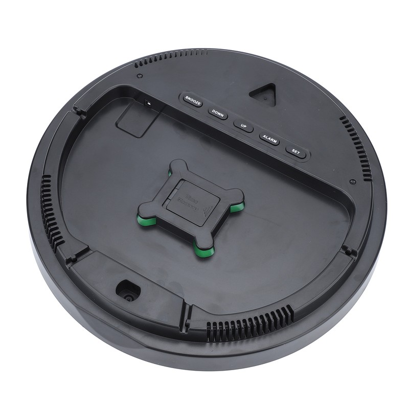 Round Digital Wall Clock 12 24Hr USB Powered Silent Modern