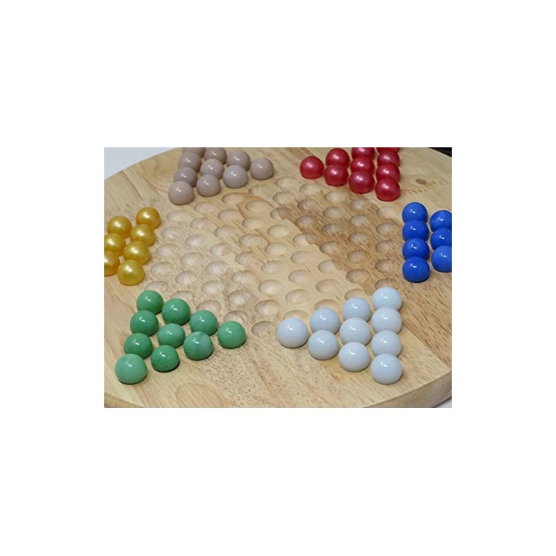 Chinese Checkers with Marbles