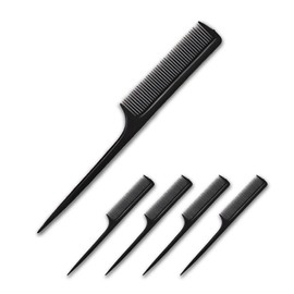 Black Comb [Set of 5] 8.3 x 1.0 inches (21 x 2.5 cm) 6g Comb Comb