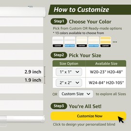 FOIRESOFT Standard Custom Zebra Horizontal Blind [Basic, Grey, W 26 in X H 48 in] Day and Night Dual Layer Sheer 13colors Light Filtering Window Roller Shades, 20 to 84 inch Wide