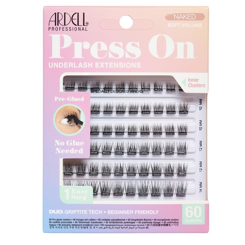 Ardell Extensiones de pestañas postizas pre-pegadas kit de extensiones de