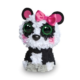 The Orb Factory Panda 3D Arts and Crafts (510 Piece), Black/White/Grey/Pink, 5" x 4" x 10"