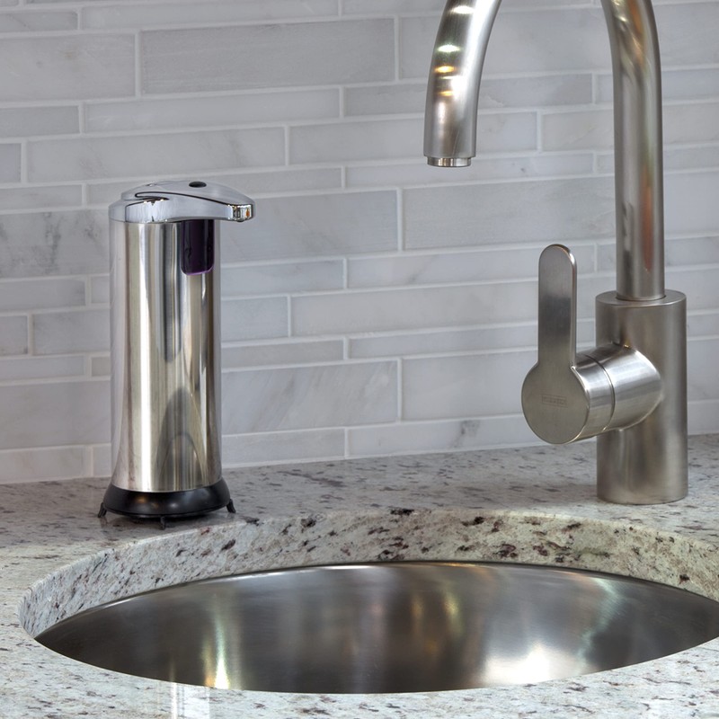 Croydex Soap Dispenser, Chrome, 225ml