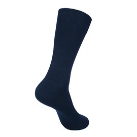 Rasavi Men's Dress Socks, Color - Navy Blue, Pack of 3, Size - 10 to 13, Trouser Breathable Business Professional Formal Wear | Everyday Sock | Solid Colors
