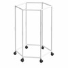 360° Rotating Clothes Rack for Bedroom Storage – Floor-Standing Iron