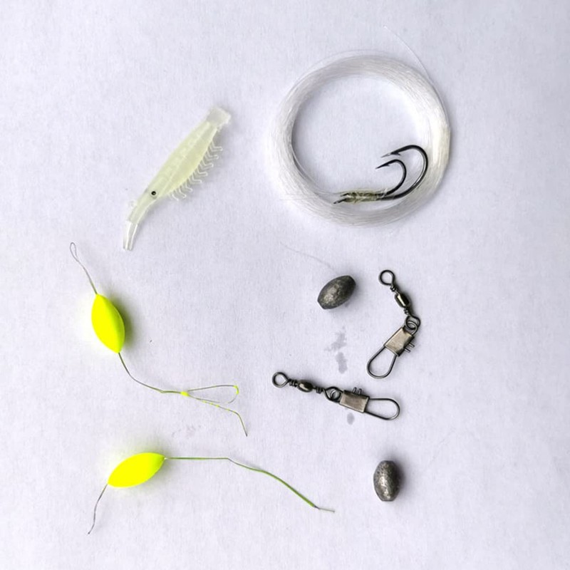 Asotagi Survival Fishing Kit Basic Version Compact Fishing Set Camper,