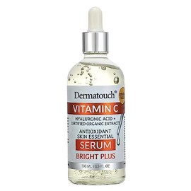 Dermatouch Vitamin C Serum with Hyaluronic Acid, 3.3 fl oz - Made in America