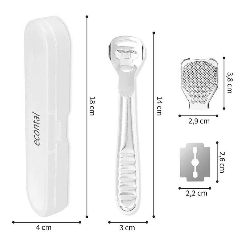 Econtal Callus remover, callus rasp foot, callus scraper for foot