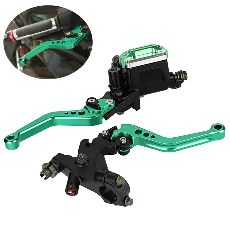 1 Pair Universal CNC Motorcycle Hydraulic Clutch Brake Pump Master