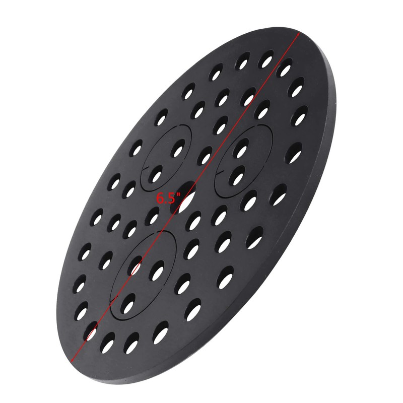 6-1/2 inch Drain Cover with Integrated Ports, Floor Drain with