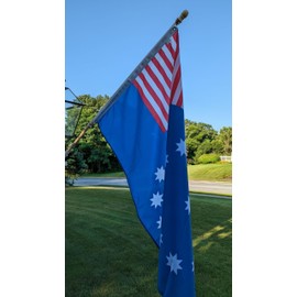 Easton Flag, Historical Flag of Easton PA, All- Weather Nylon, Made in USA (3x5')