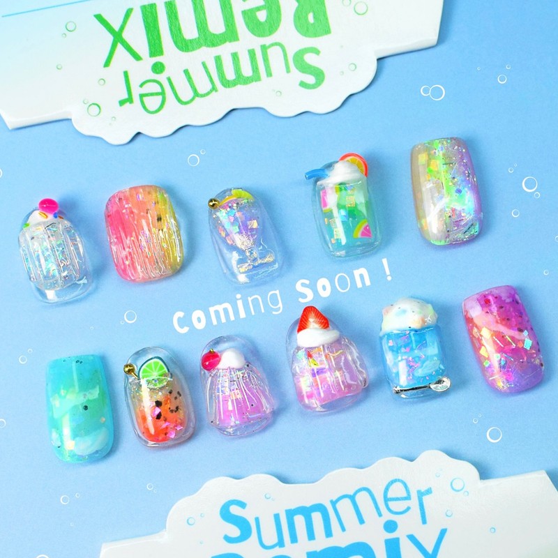 Vibla Summer Mix Syrup Gel Glitter Gel 12 Type Set